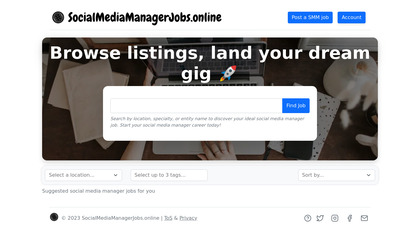 Social Media Manager Jobs image