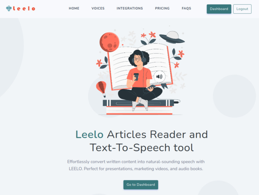 Leelo AI Landing Page