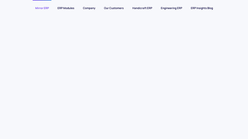 ERP Software Company in India Landing Page