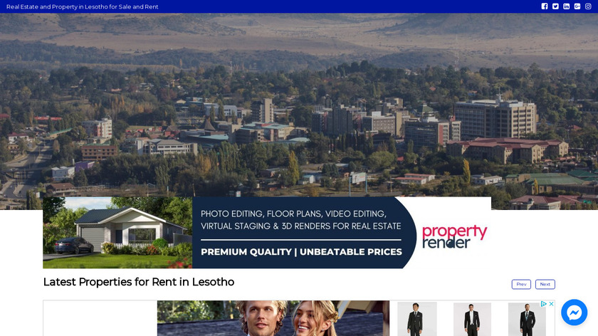 My Property Lesotho Landing Page