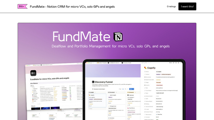 FundMate Landing Page