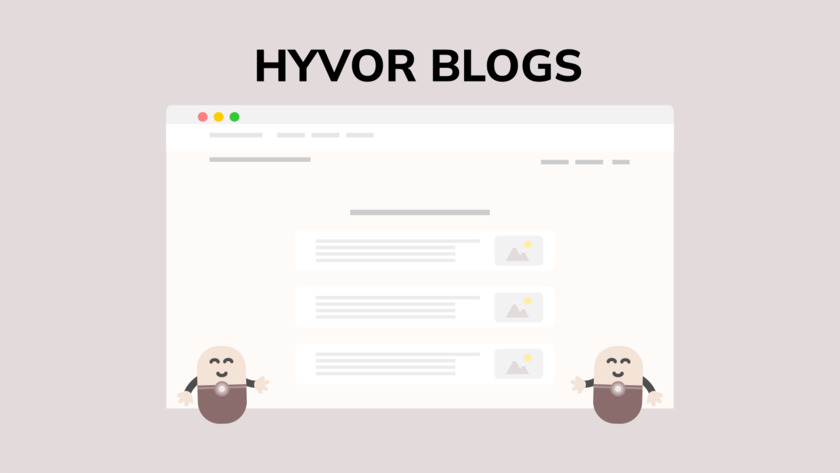 Hyvor Blogs Landing Page