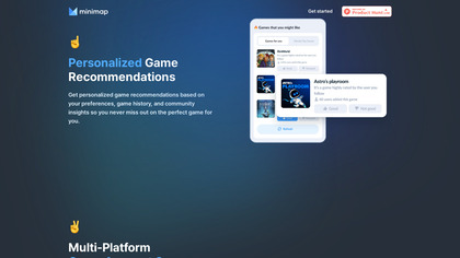 Minimap AI: Game recommendation chatbot image