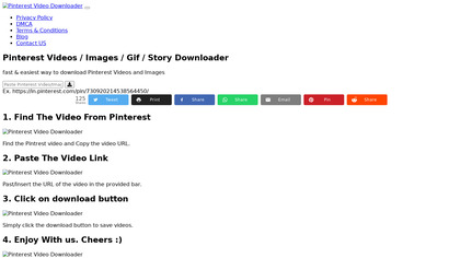PinterestVideosDownloader image