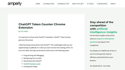 ChatGPT Token Counter image