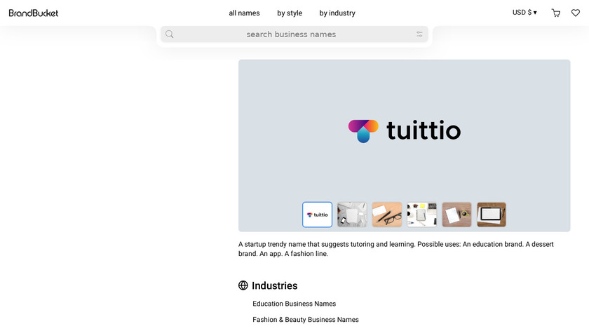 Tuittio Landing Page