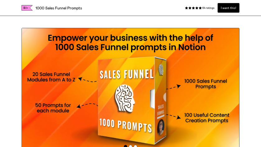 1000+ Sales Funnel Prompts Template Landing Page