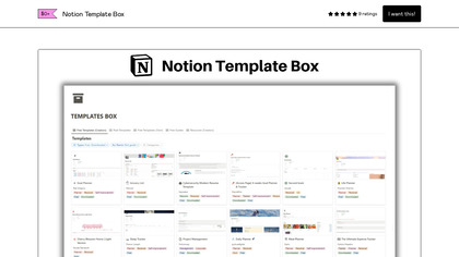 Notion Template Box image