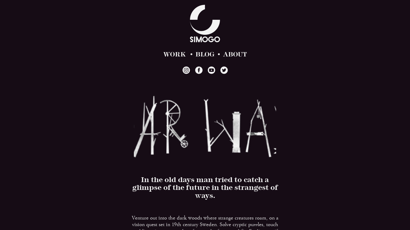 Year Walk Landing page