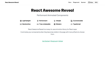 React Awesome Reveal image