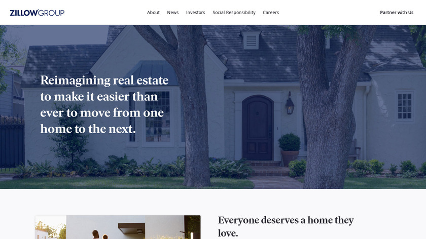 Zillow Group Landing Page