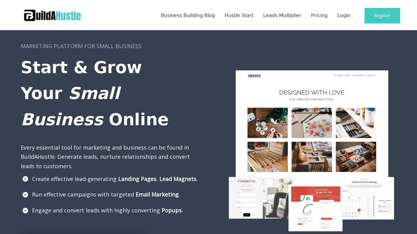 BuildAHustle Landing Page