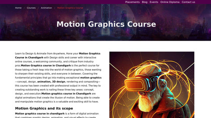Motion Graphics Course in Chandigarh image