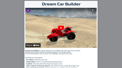 Dream Car Builder image