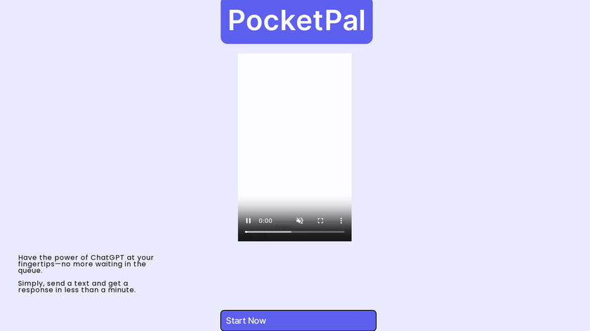 PocketPal Landing Page