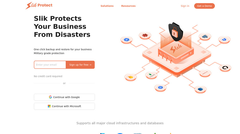 Slik Protect Landing Page