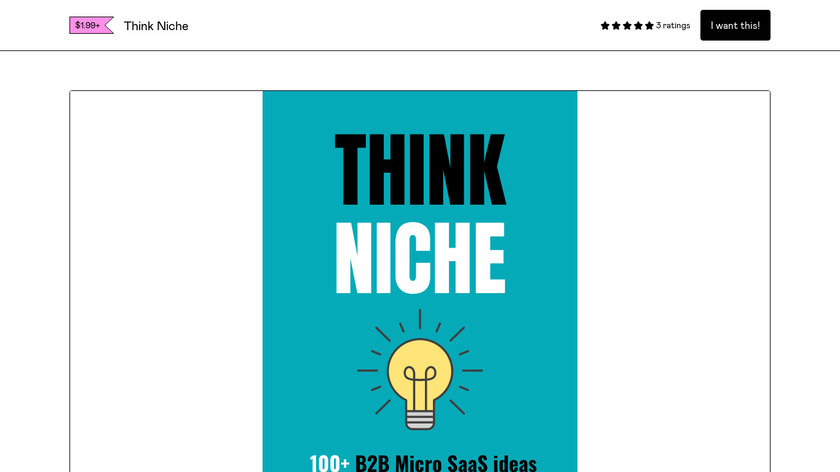 Think Niche Landing Page