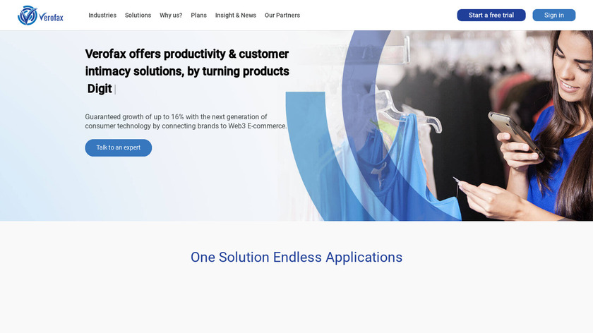 Verofax Landing Page