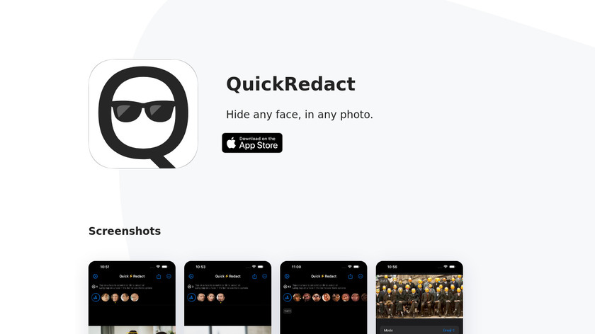 QuickRedact Landing Page