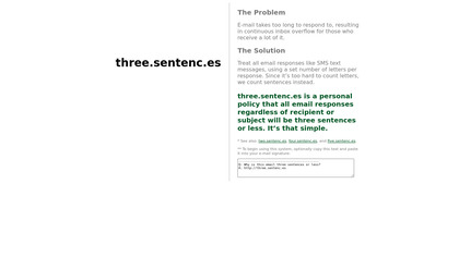 Three Sentences image