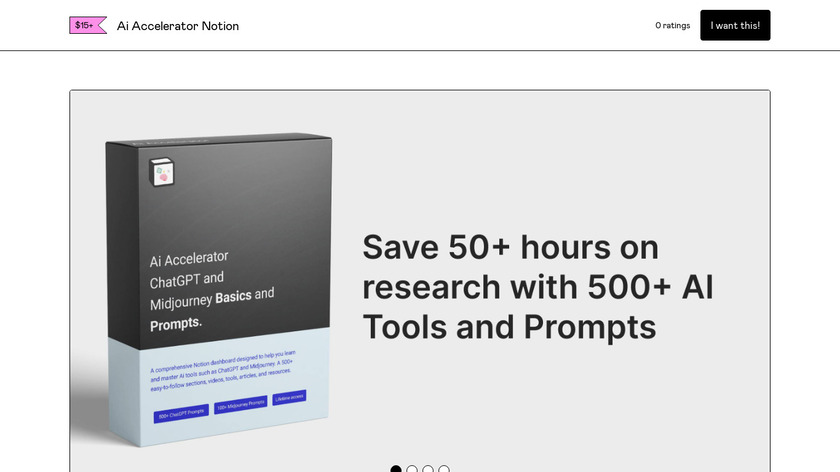Ai Accelerator Notion Landing Page
