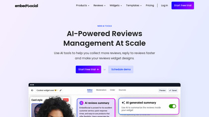 AI Reviews Management by EmbedSocial image