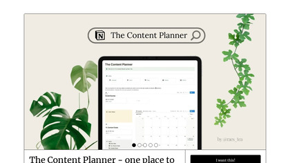 The Content Planner image