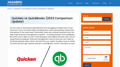 Quicken vs QuickBooks image