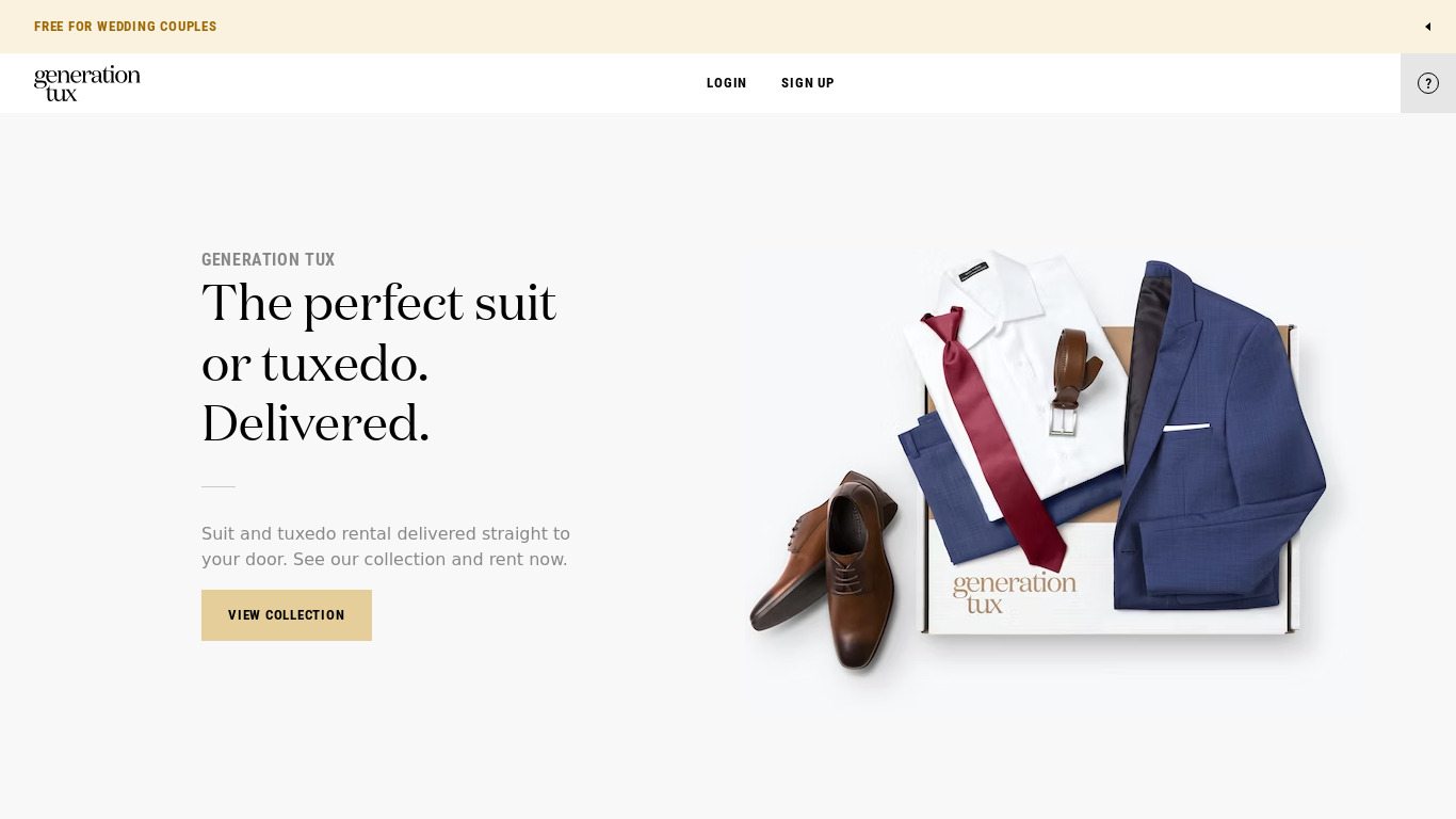 zTailors Landing page