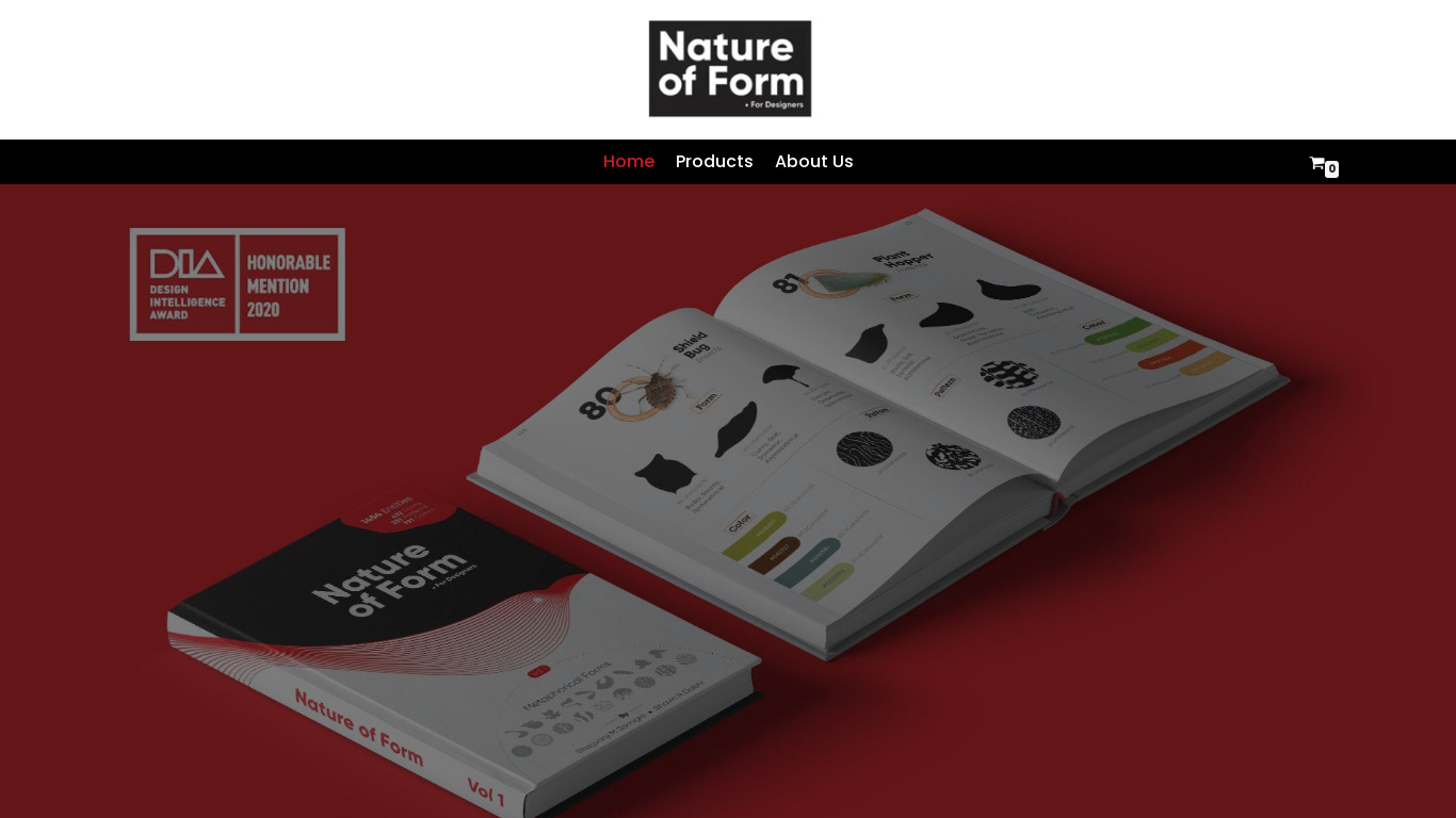 Nature of Form Landing page