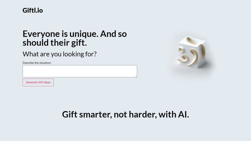 Giftl.io Landing Page