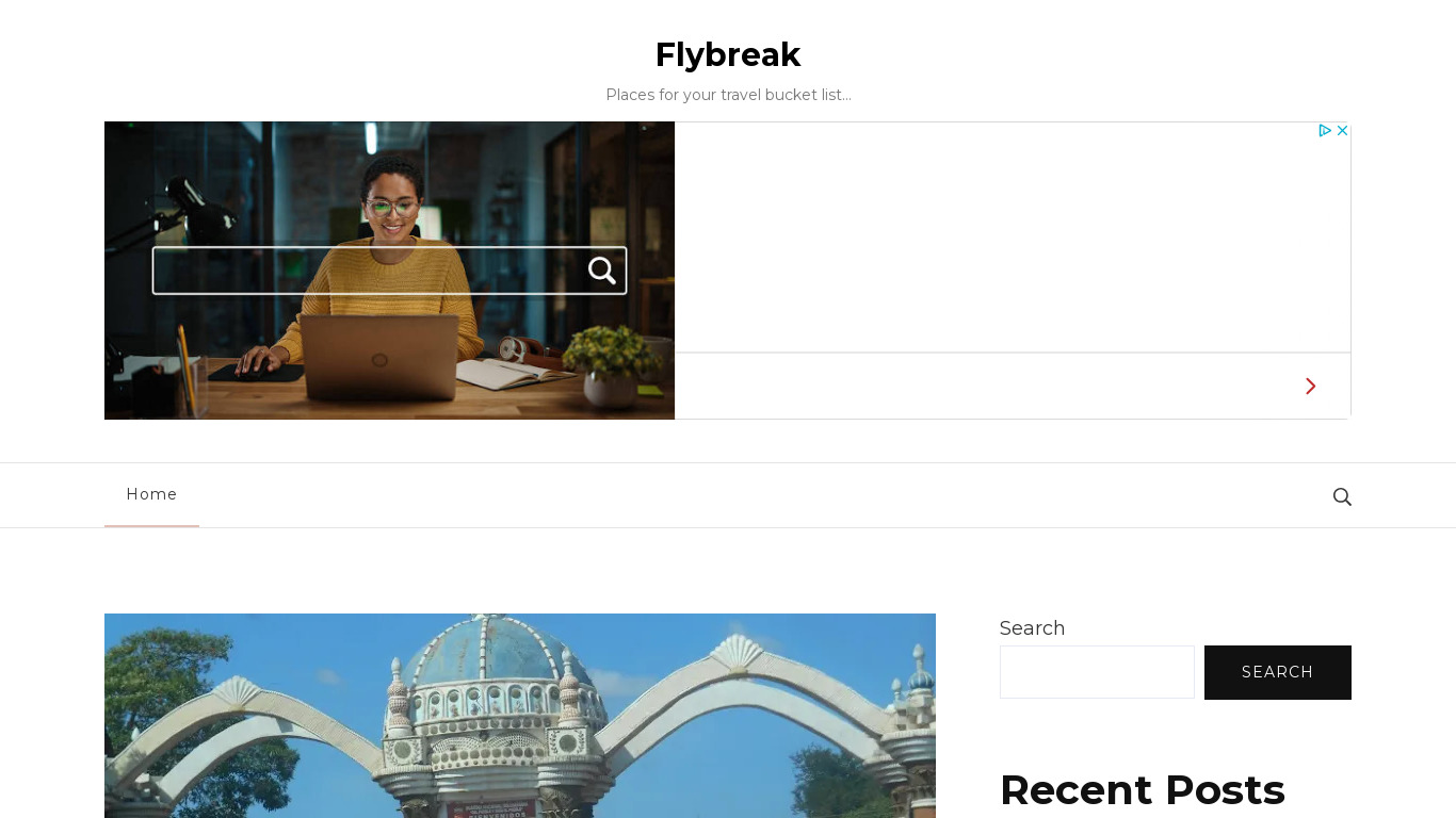 Flybreak.com Landing page