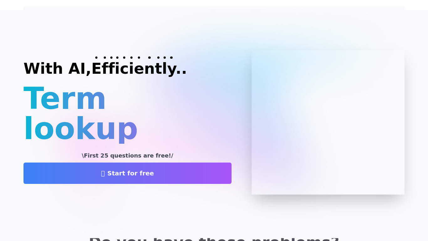 ChatInDoc Landing page