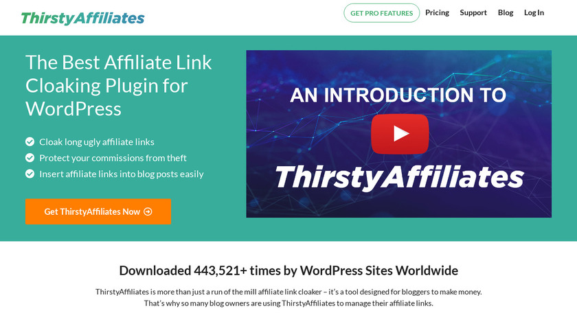 ThirstyAffiliates Landing Page