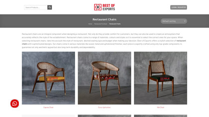 Wooden Restaurant Chairs image