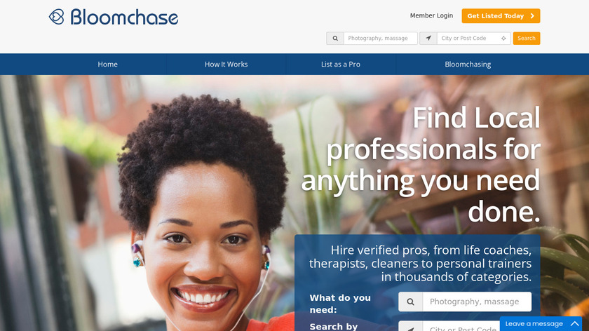 Bloomchase Landing Page