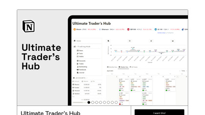 Notion Ultimate Trader's Hub image