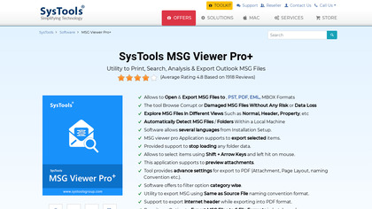 SysTools MSG Viewer Pro Plus image