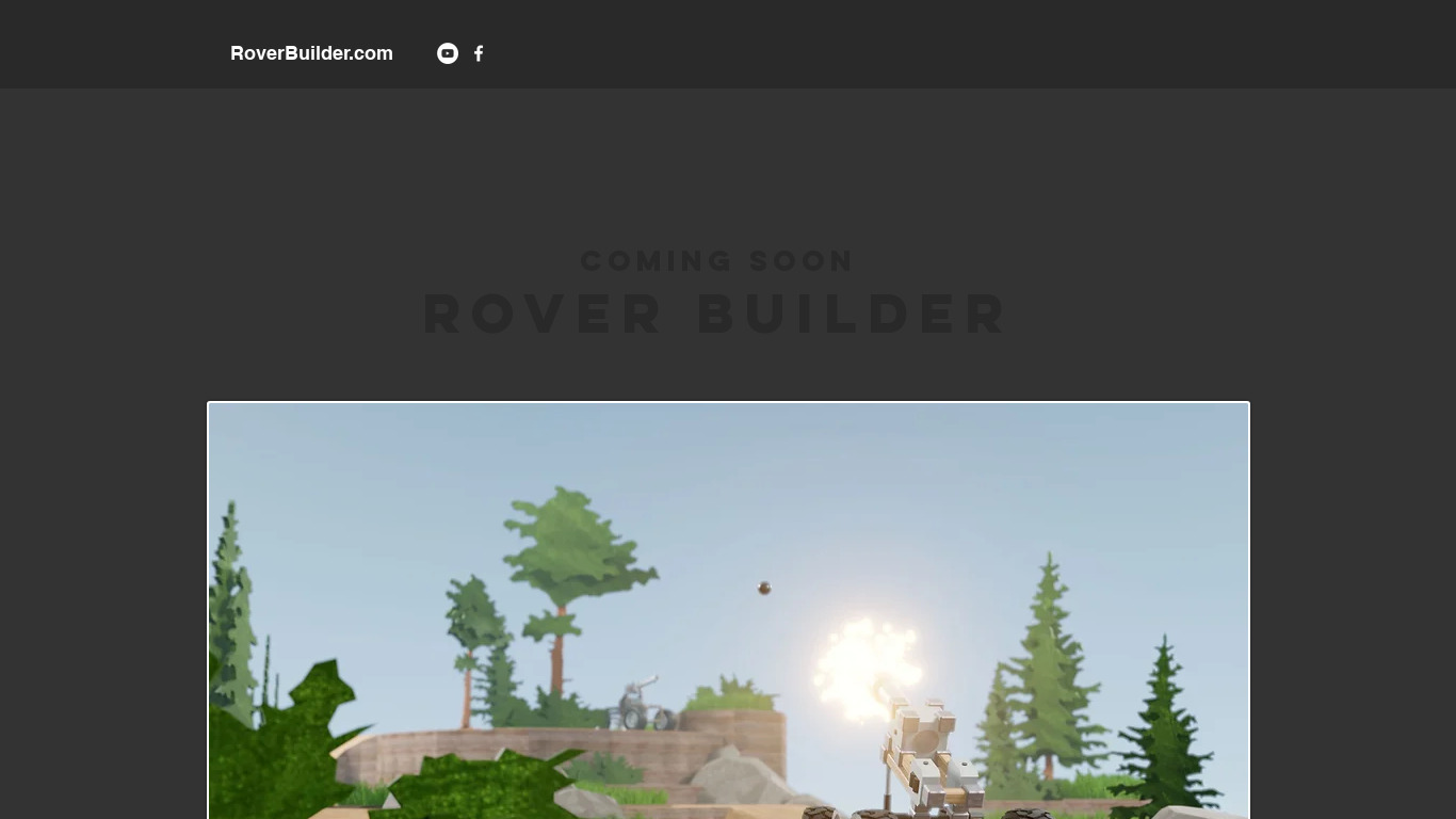 Rover Builder Landing page