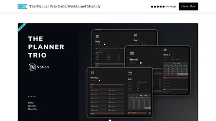 Notion Trio Planner image
