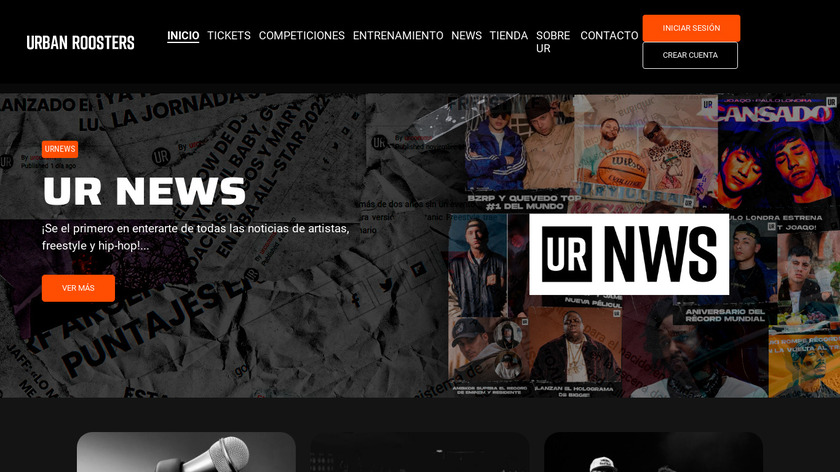 The Urban Roosters Landing Page