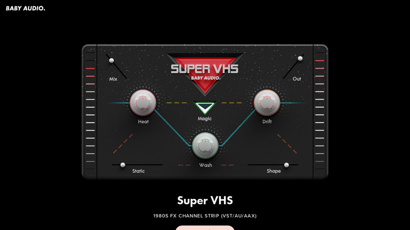 Super VHS - BABY Audio Landing Page