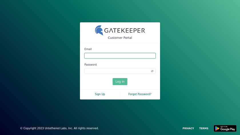 GateKeeper GKChain Landing Page