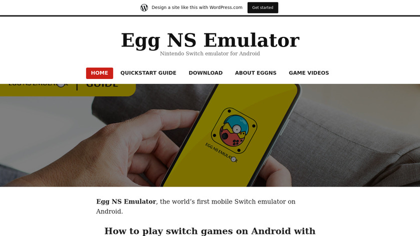 EGG NS Landing Page