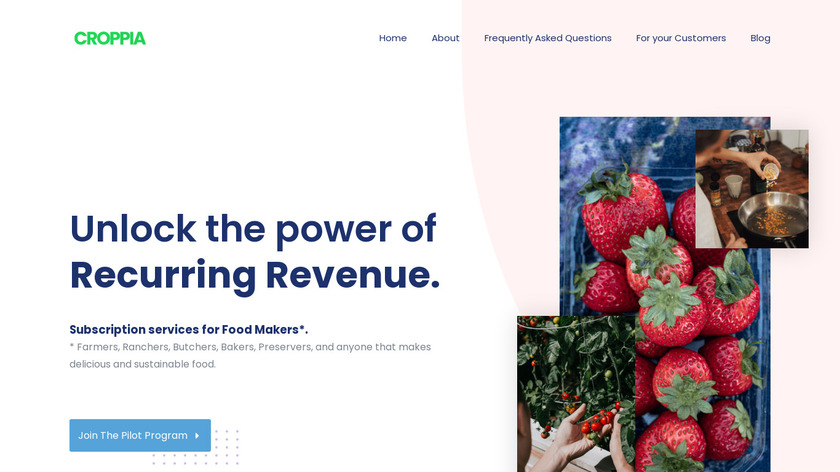Croppia Landing Page
