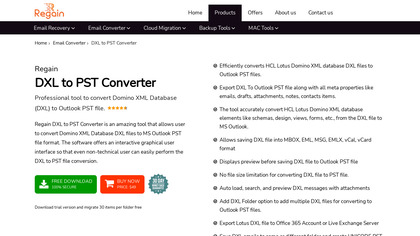 Regain DXL to PST Converter image