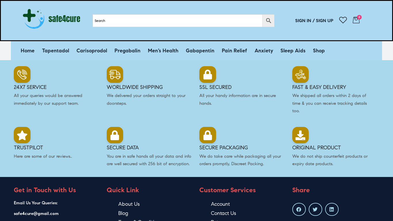 Migraine Headache Landing page