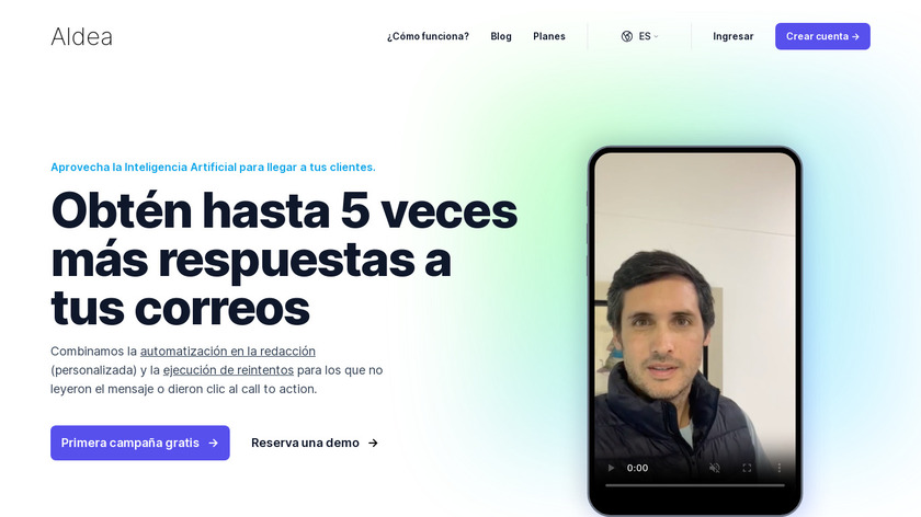 Aldea Landing Page