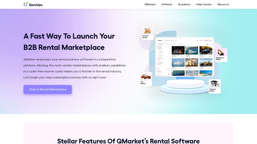 QMarket Landing Page