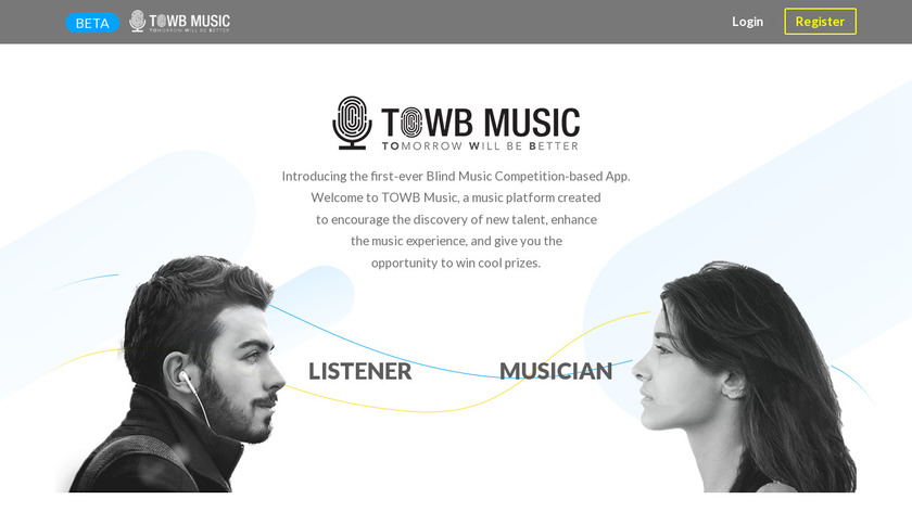TOWB Music Landing Page